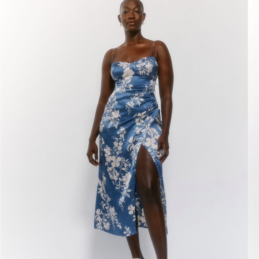 Reformation silk dress